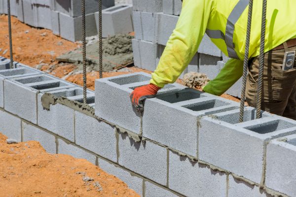 Concrete Blocks Installation in Westlake