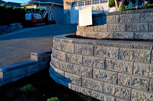 Stone Retaining Wall Repair in Westlake