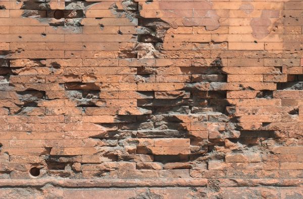 Damaged Brick Repair in Westlake