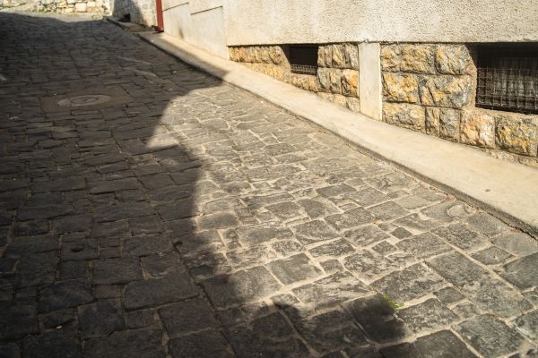 Stone Sidewalk Repair in Westlake