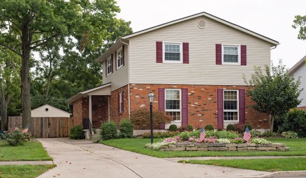 Brick Siding Construction in Westlake