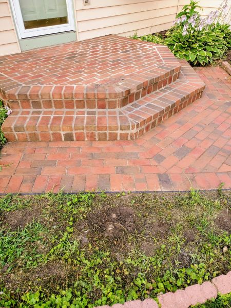 Brick Stoop Repair in Westlake